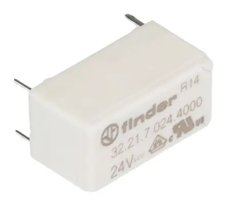 Finder 32 Relais 48V dc, 5 V dc Spule 1-poliger Umschalter Leiterplattenmontage 6A 11.5 kΩ 0.2 W