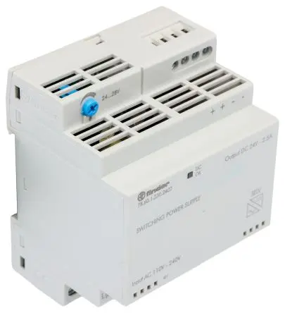 Produktfoto 1 von Finder 78 Einbau-Schaltnetzteil 1 24V dc 60 W, DIN-Hutschiene 240V ac