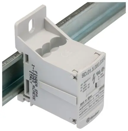 Produktfoto 1 von Finder Klemmblock ohne Sicherung 7-polig / 1500V ac/dc 100kA, Kunststoff Weiß, IP20