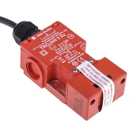 Produktfoto 1 von Allen Bradley Guardmaster ATEX Trojan 5-EX Sicherheits-Verriegelungsschalter Mit Schlüssel Verriegelung Betätiger