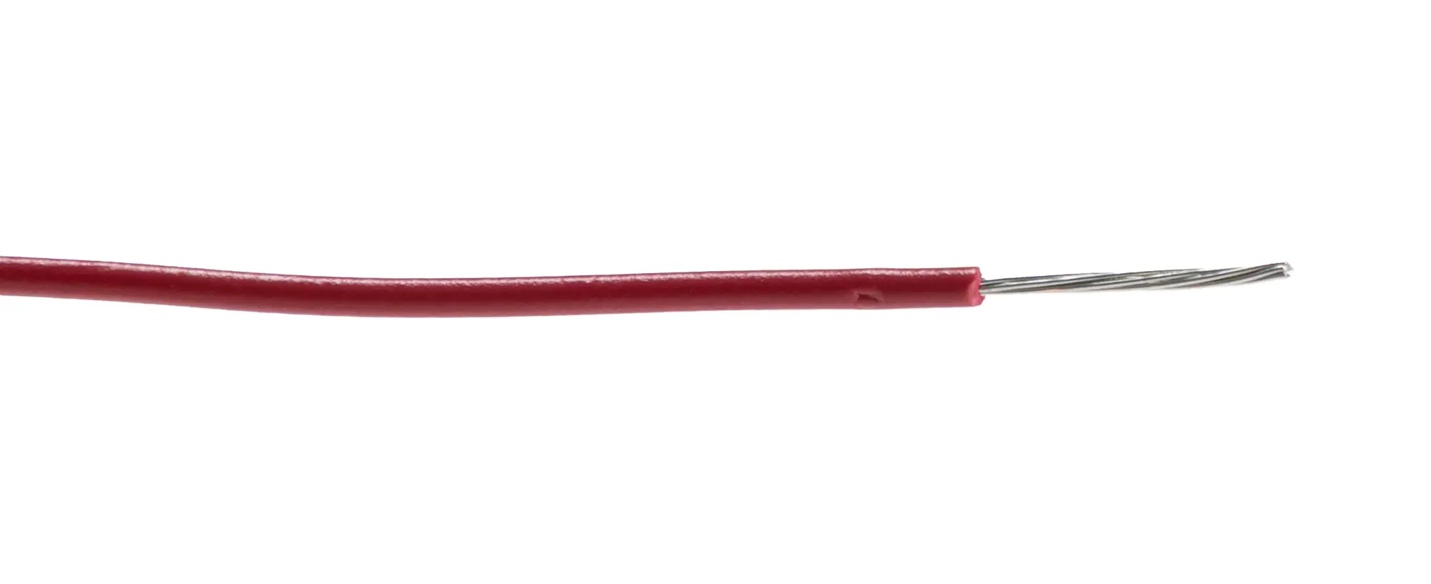 Produktfoto 1 von Alpha Wire Einzeladerleitung 0,34 mm2, 22 AWG 30m Rot PVC isoliert 7/0,25 mm Litzen