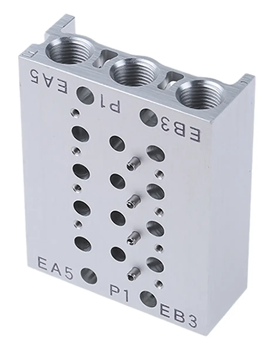 Produktfoto 1 von SMC Serie SS5Y Aluminiumdruckguss Verteiler 4-Stationen Anschluss G