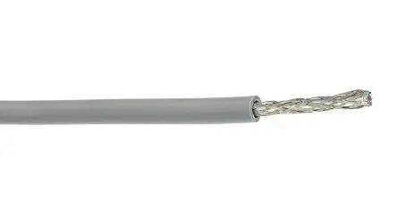 Produktfoto 1 von Alpha Wire Alpha Essentials Communication & Control Steuerkabel, 4-adrig 0.08mm² 28 AWG Grau Geschirmt, 100 ft,