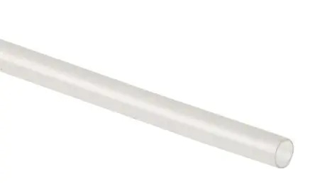 Produktfoto 1 von TE Connectivity KYNAR Wärmeschrumpfschlauch, Polyvinylfluorid Klar, Ø 1.6 mm Schrumpfrate 2:1, Länge 1.2m