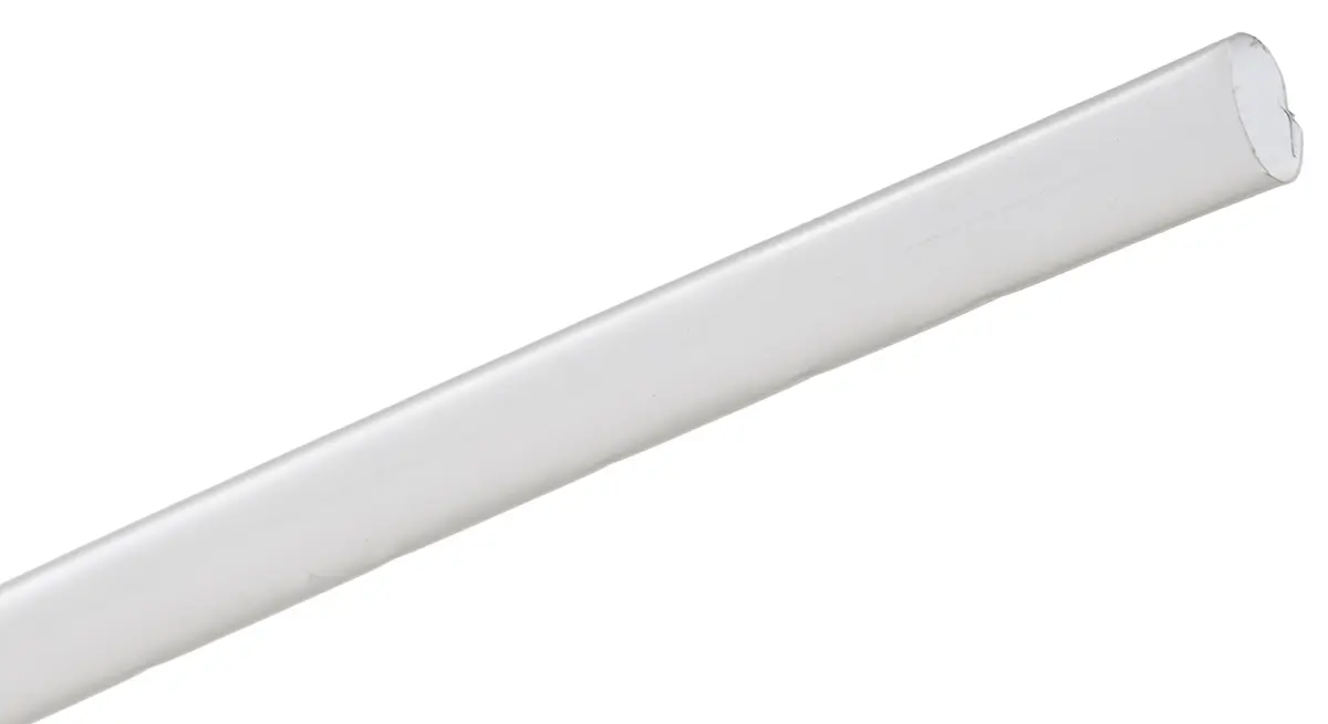 Produktfoto 1 von TE Connectivity KYNAR Wärmeschrumpfschlauch, Polyvinylfluorid Klar, Ø 4.8 mm Schrumpfrate 2:1, Länge 1.2m