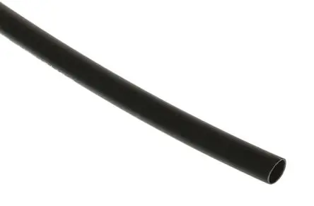 Produktfoto 1 von TE Connectivity ZHTM Wärmeschrumpfschlauch, Polyolefin Schwarz, Ø 3 mm Schrumpfrate 2:1, Länge 1.2m