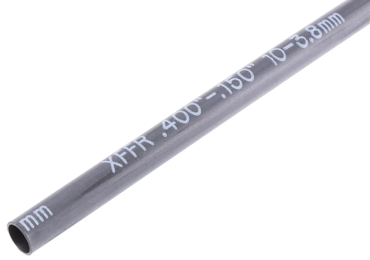 Produktfoto 1 von TE Connectivity XFFR Wärmeschrumpfschlauch, Polyolefin Schwarz, Ø 10.1 mm Schrumpfrate 3:1, Länge 1.2m