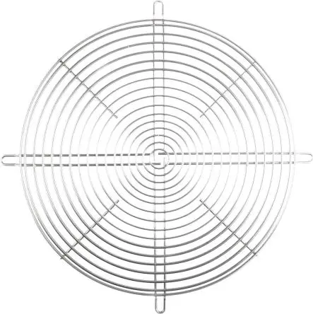 ebm-papst Fingerschutz, Gr. 250 mm, Pulverbeschichteter Stahl, Schraublochabstand 295 mm 295 mm, Silber 295mm 6.4 mm