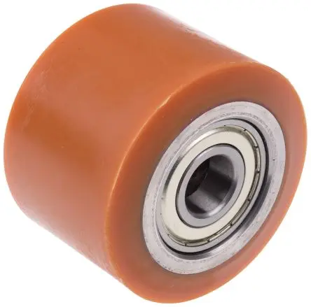 LAG Rollwagenrolle Orange, Mat. Polyurethan, 600 kg Ø 82 mm, B. 60 mm
