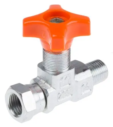 Produktfoto 1 von RS PRO Hydraulikmanometer-Isolierungsventil 400 bar -20 °C Kohlenstoffstahl