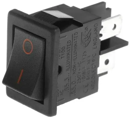 Produktfoto 1 von Arcolectric Panel Wippschalter SPST Ein-Neutral-Ein Ein-Aus, 10A, IP66