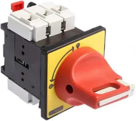 Schneider Electric TeSyS Vario Trennschalter 3-polig Frontplattenmontage 25A 11 kW Rot IP20, IP65 3-phasig