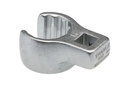 Produktfoto 1 von STAHLWILLE, 14 x 11.1 mm Krähenfuß Hahnenfuß-Ringschlüssel, Chrom, Spanner Size 14 mm L.31 mm