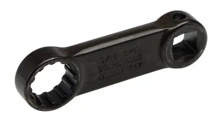Produktfoto 1 von STAHLWILLE, 21 x 9.2 / 19 x 11 mm Vierkant Spline-Antriebsadapter, Waffenmetall, 50.8 mm