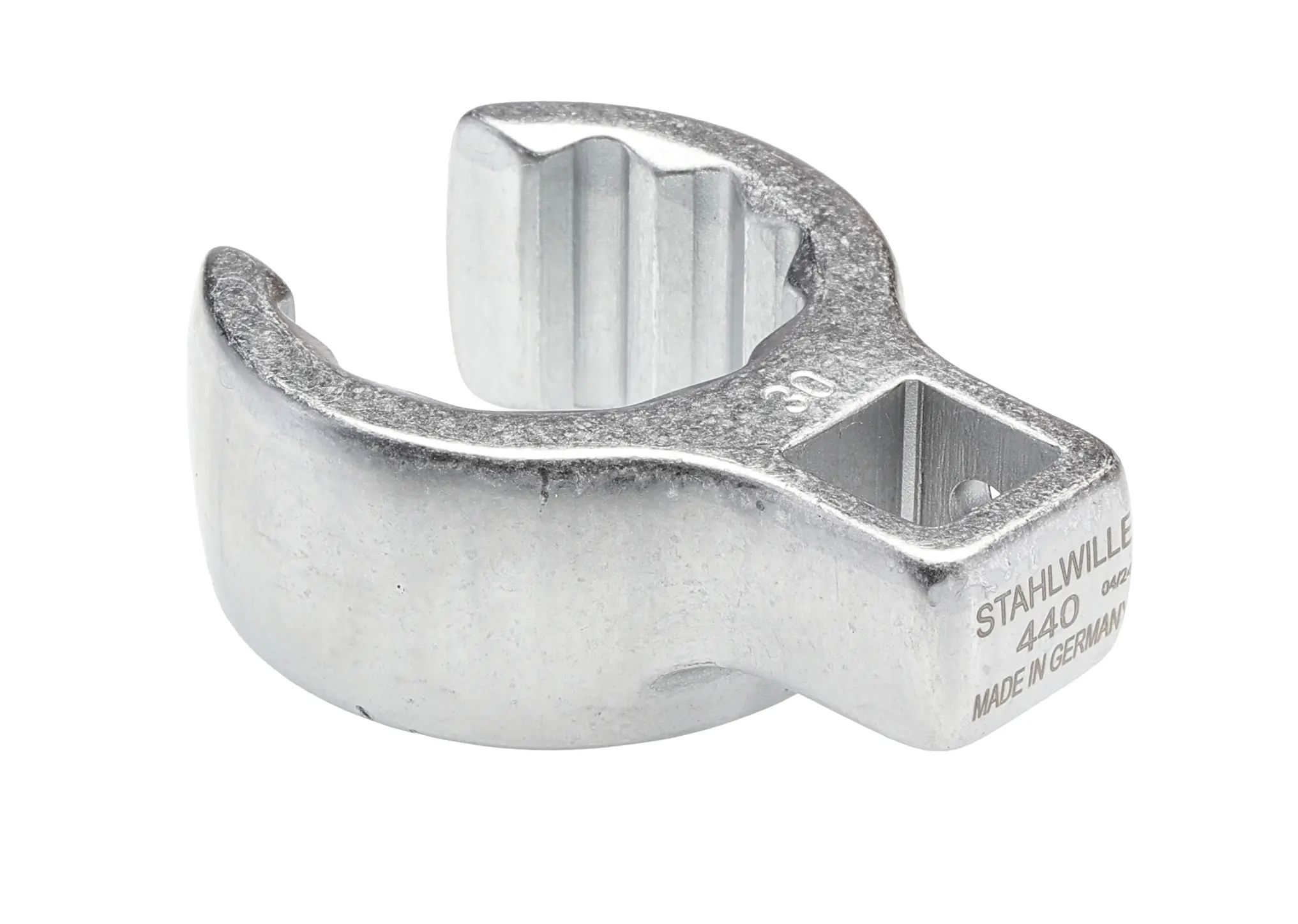Produktfoto 1 von STAHLWILLE, 22 x 22.5 mm Krähenfuß, Chrom, Spanner Size 30 mm L.63 mm