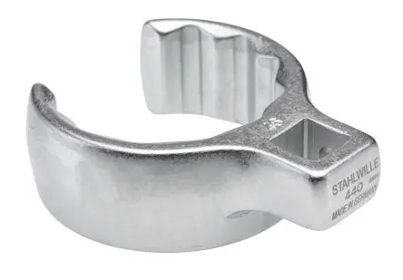 Produktfoto 1 von STAHLWILLE, 26 x 34.1 mm Krähenfuß Hahnenfuß-Ringschlüssel, Chrom, Spanner Size 46 mm L.78 mm