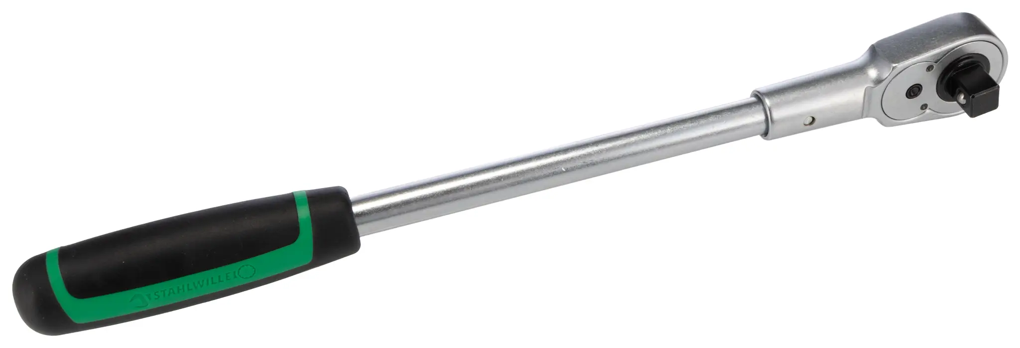 STAHLWILLE 4018754177837 1/2 in Ratsche Lang Chrom Stahl, Länge 388 mm