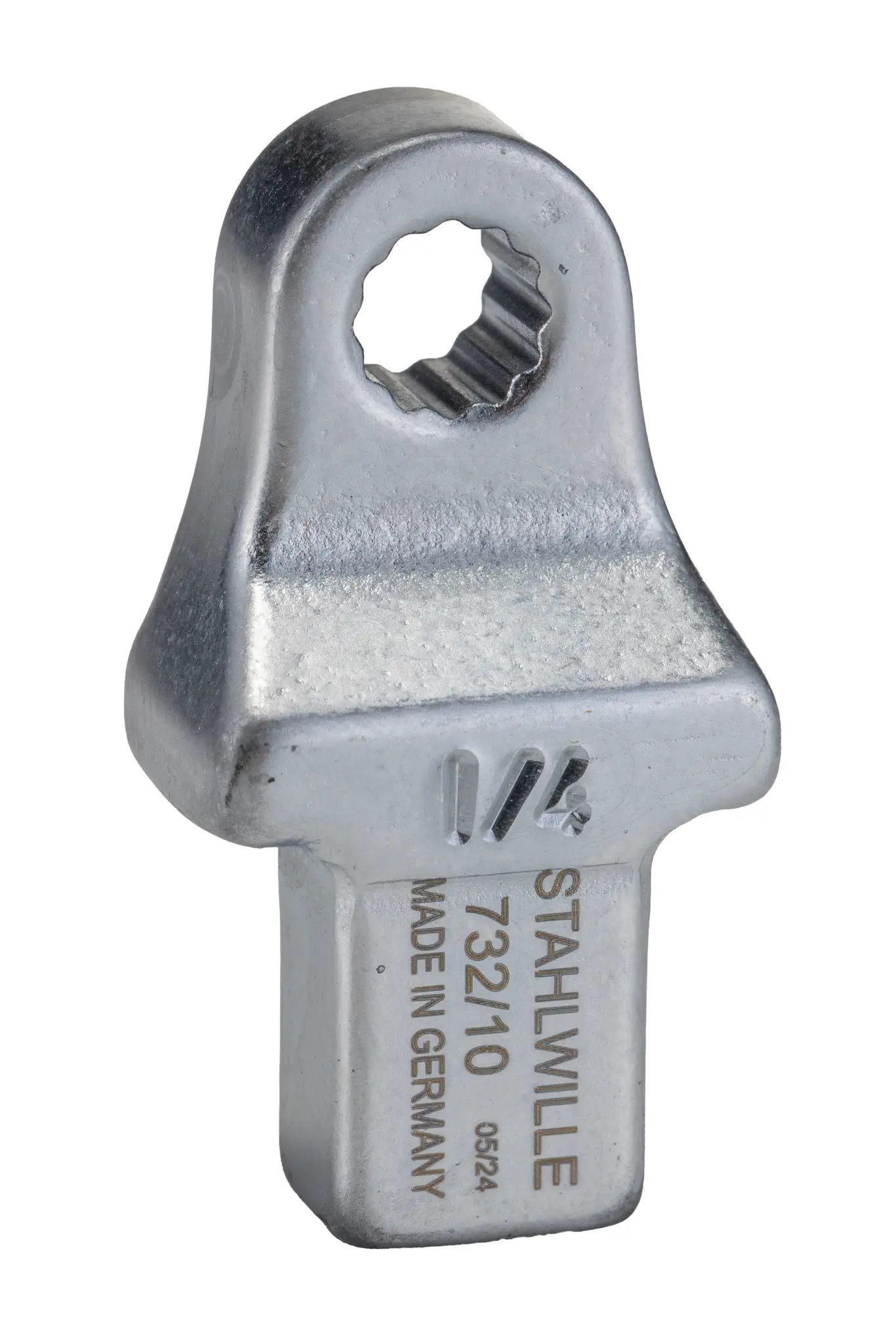 Produktfoto 1 von STAHLWILLE, 9 x 12 mm Rund Einsetzring-Schraubenschlüssel, Chrom, 13 mm