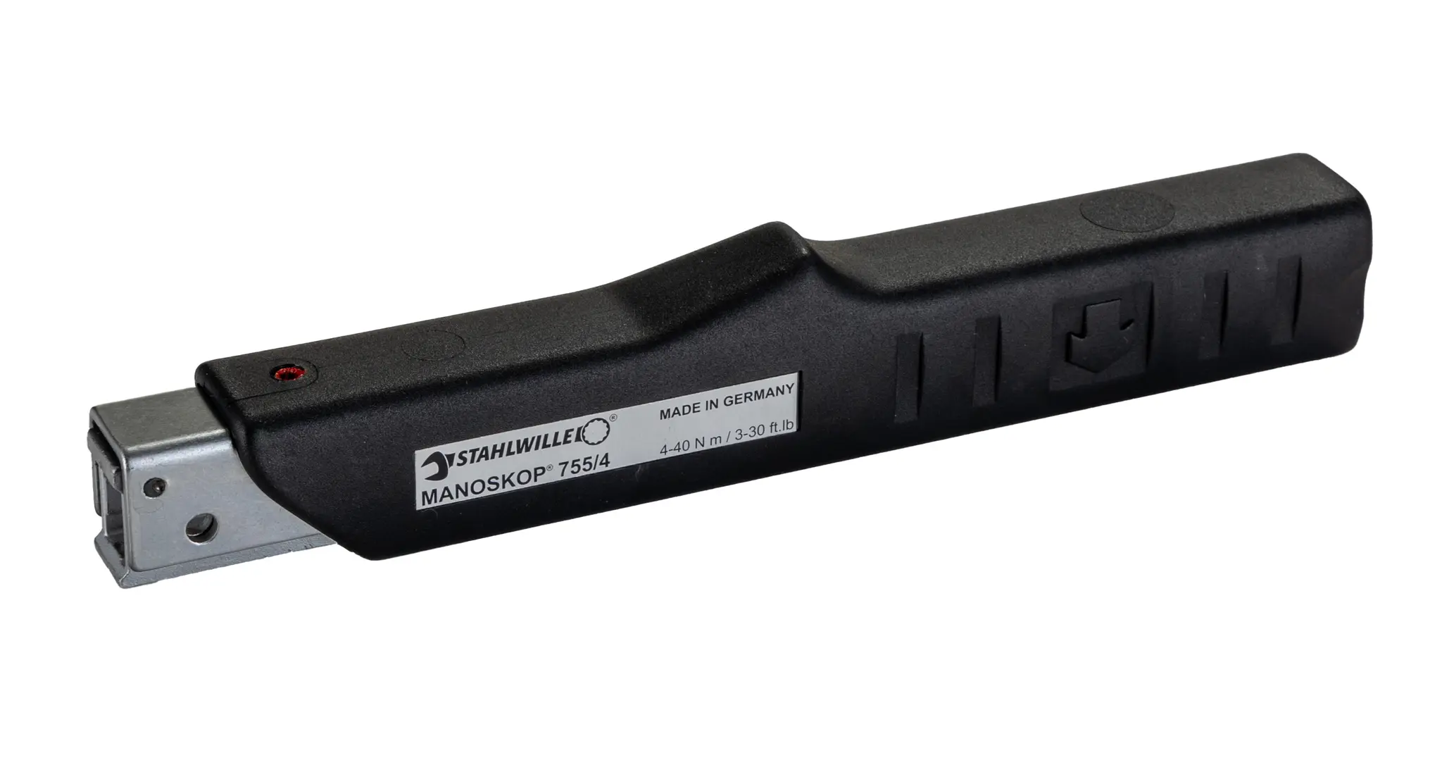 Produktfoto 1 von STAHLWILLE 22 mm Klick-Drehmomentschlüssel 4 → 40Nm, Länge 201 mm, ± 4 %