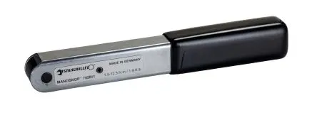 Produktfoto 1 von STAHLWILLE 755R/1 1/4 in Klick-Drehmomentschlüssel Vierkant 1.5 to 12.5 nm, Länge 173.5mm, ±4 %