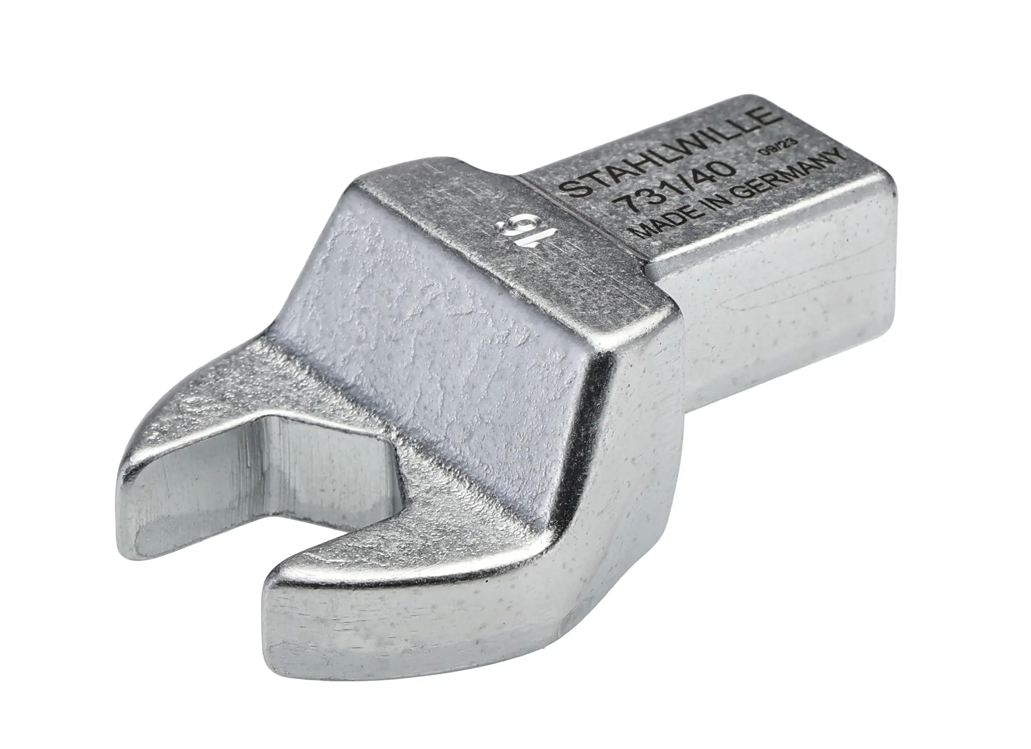 Produktfoto 1 von STAHLWILLE, 14 x 18 mm Gabelschlüsseleinsatz Einsetzschlüssel, Chrom, 18 mm