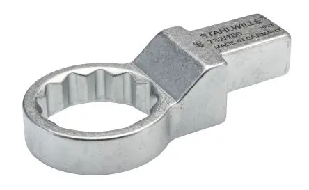 Produktfoto 1 von STAHLWILLE, 22 x 28 mm Rund Einsetzring-Schraubenschlüssel, Chrom, 65 mm
