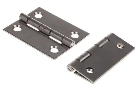 Produktfoto 1 von Pinet Edelstahl Scharnier Scharnier Zylinderförmig Schraubbefestigung Freischwingend, 1.2 mm x 40mm x 50 mm