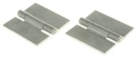 Produktfoto 1 von Pinet Aluminium Scharnier Scharnier Niet Freischwingend, 3 mm x 50mm x 50 mm