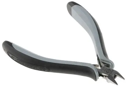 Produktfoto 1 von CK ESD-Sicherheit Extra voll bündig Kabelschneider 120mm / Backen 9mm, Schneidleistung 1 mm