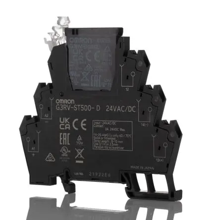 Produktfoto 1 von Omron G3RV-ST Halbleiter-Interfacerelais DIN-Hutschiene Einsteckbar