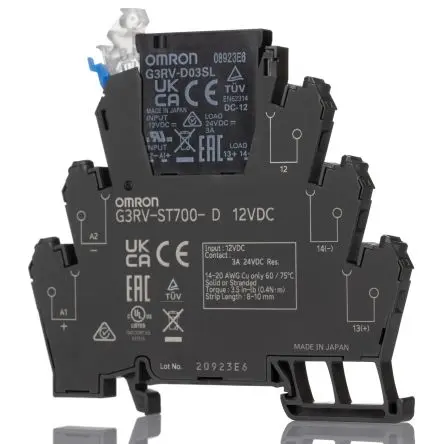 Produktfoto 1 von Omron G3RV-ST Halbleiter-Interfacerelais DIN-Hutschiene Schraube