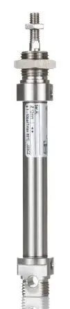 Produktfoto 1 von Norgren KM/8000/M KM/8012/M/25, M6 Doppeltwirkender Zylinder doppeltwirkend, Bohrung Ø 12mm / Hub 25mm, bis 10 bar