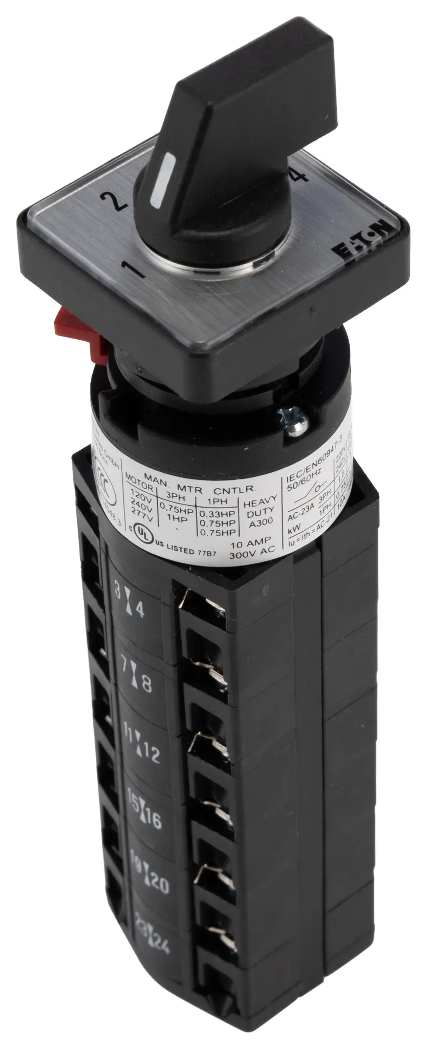 Produktfoto 1 von Eaton Nockenschalter, 3-polig / 10A, 690V (Volts), 2-Stufen, 60°-Wurfwinkel
