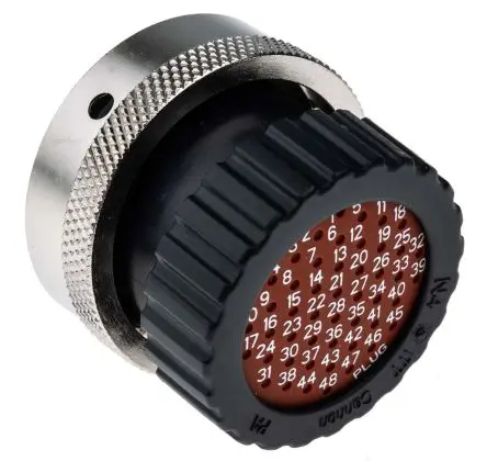 Produktfoto 1 von ITT Cannon Trident Neptune 24 mm Standard Rundsteckverbinder Stecker 48-polig Stecker 30A Kabel IP67