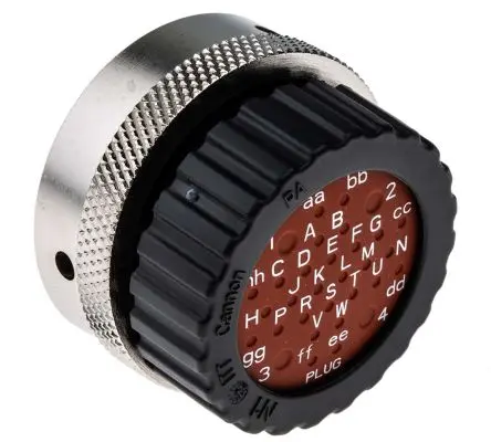 Produktfoto 1 von ITT Cannon Trident Neptune 24 mm Standard Rundsteckverbinder Stecker 32-polig Buchse 30A Kabel IP67
