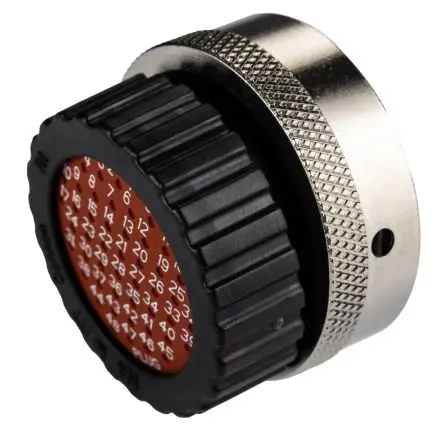 Produktfoto 1 von ITT Cannon Trident Neptune 24 mm Standard Rundsteckverbinder Stecker 48-polig Buchse 30A Kabel IP67