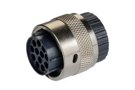 Produktfoto 1 von ITT Cannon Trident Neptune 14 mm Standard Rundsteckverbinder Stecker 12-polig Buchse 30A Kabel IP67