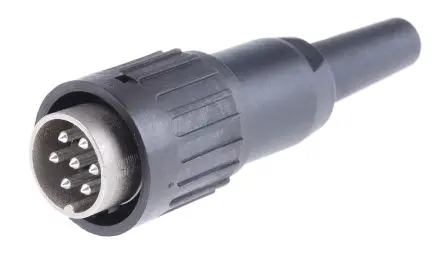 Produktfoto 1 von Amphenol Industrial C 091 B M16 DIN-Stecker Gerade 7-polig, 300V ac 5A IP40 Kabel, Schraubbefestigung Stecker