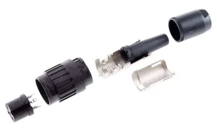 Produktfoto 1 von Amphenol Industrial C 091 B M16 DIN-Buchse Gerade 3-polig, DIN 41524, 300V ac 5A IP40 Kabel, Schraubbefestigung Buchse