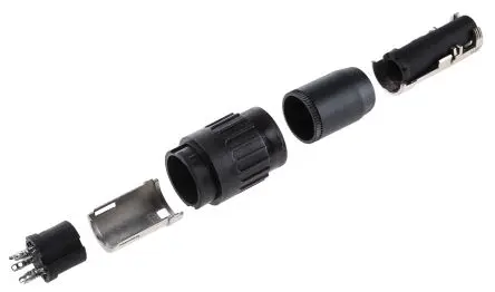 Produktfoto 1 von Amphenol Industrial C 091 B M16 DIN-Buchse Gerade 5-polig, 300V ac 5A IP40 Kabel, Schraubbefestigung Buchse