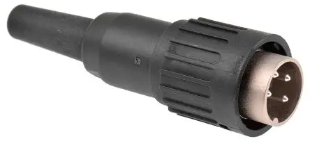 Produktfoto 1 von Amphenol Industrial C 091 B M16 DIN-Stecker Gerade 4-polig, 300V ac 5A IP40 Kabel, Schraubbefestigung Stecker
