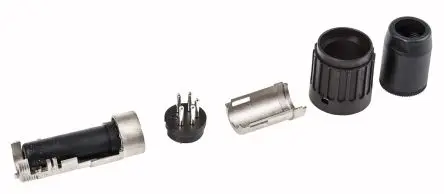 Produktfoto 1 von Amphenol Industrial C 091 B M16 DIN-Stecker Gerade 5-polig, 300V ac 5A IP40 Kabel, Schraubbefestigung Stecker