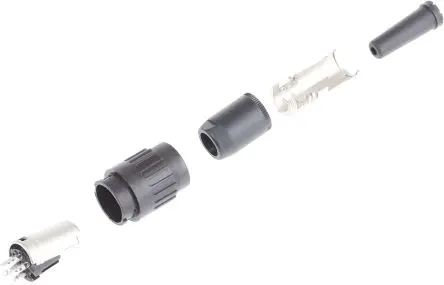 Produktfoto 1 von Amphenol Industrial C 091 B M16 DIN-Buchse Gerade 6-polig, DIN 45326, 300V ac 5A IP40 Kabel, Schraubbefestigung Buchse