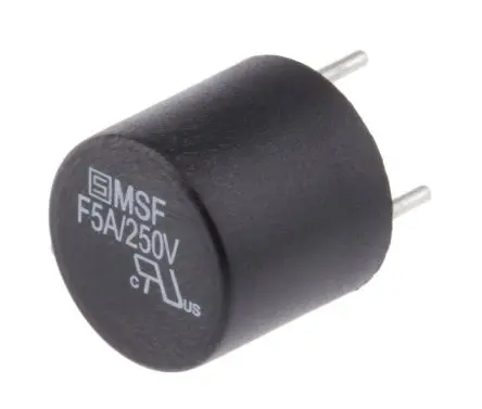 Produktfoto 1 von Schurter Nicht zurücksetzbare Sicherung 5A Radial 250V ac Thermoplast F 5.08 mm 18.8 mm 4.3mm 8.5 mm