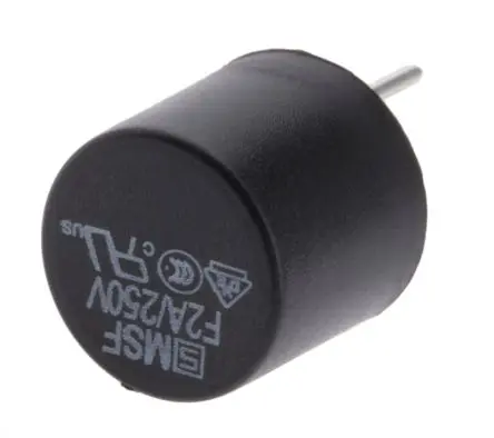 Produktfoto 1 von Schurter Nicht zurücksetzbare Sicherung 2A Radial 250V ac Thermoplast F 5.08 mm 18.8 mm 4.3mm 8.5 mm