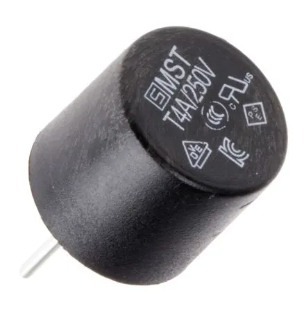 Produktfoto 1 von Schurter Nicht zurücksetzbare Sicherung 4A Radial 250V ac Thermoplast T 18.8 mm 2 Zoll 8.5 mm