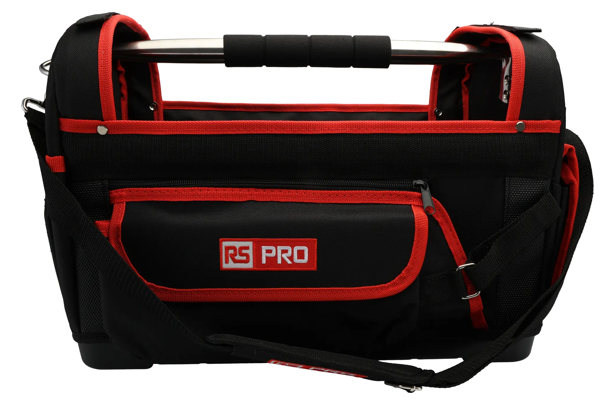 Produktfoto 1 von RS PRO Gewebe, 600 Denier Werkzeugtasche mit Oben offen, 250 mm x 460 mm x 320 mm Schultergurt