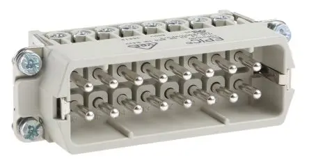 Produktfoto 1 von EPIC H-A Industrie-Steckverbinder Kontakteinsatz Stecker, 16-polig 14A, Kabel, Steckverbindereinsatz