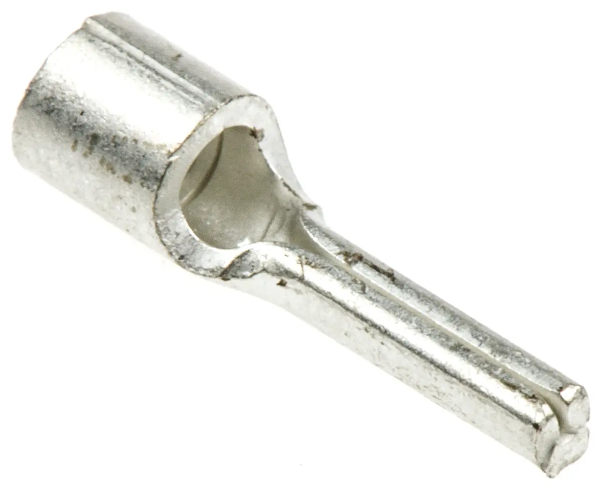 Produktfoto 1 von TE Connectivity Stiftkabelschuh, Serie Solistrand Zinn Unisoliert 16 AWG 14 AWG 6.7 mm, Ø 1.78 mm