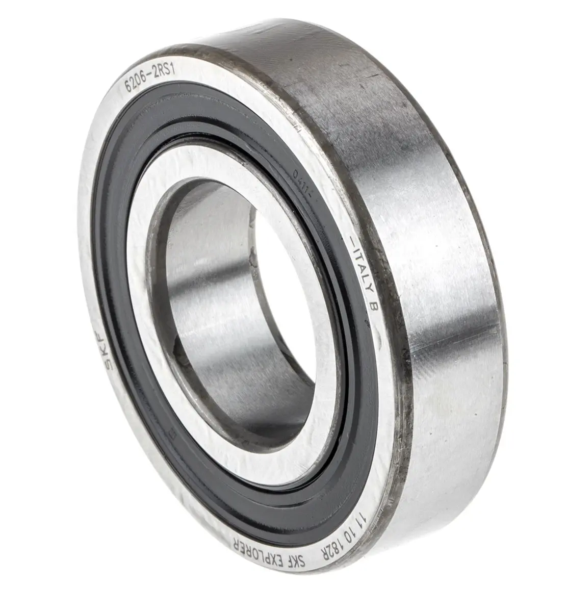 Produktfoto 1 von SKF 1-reihig Kugellager glatt, Innen-Ø 30 mm / Außen-Ø 62 mm Außen-ø , Breite 16 mm